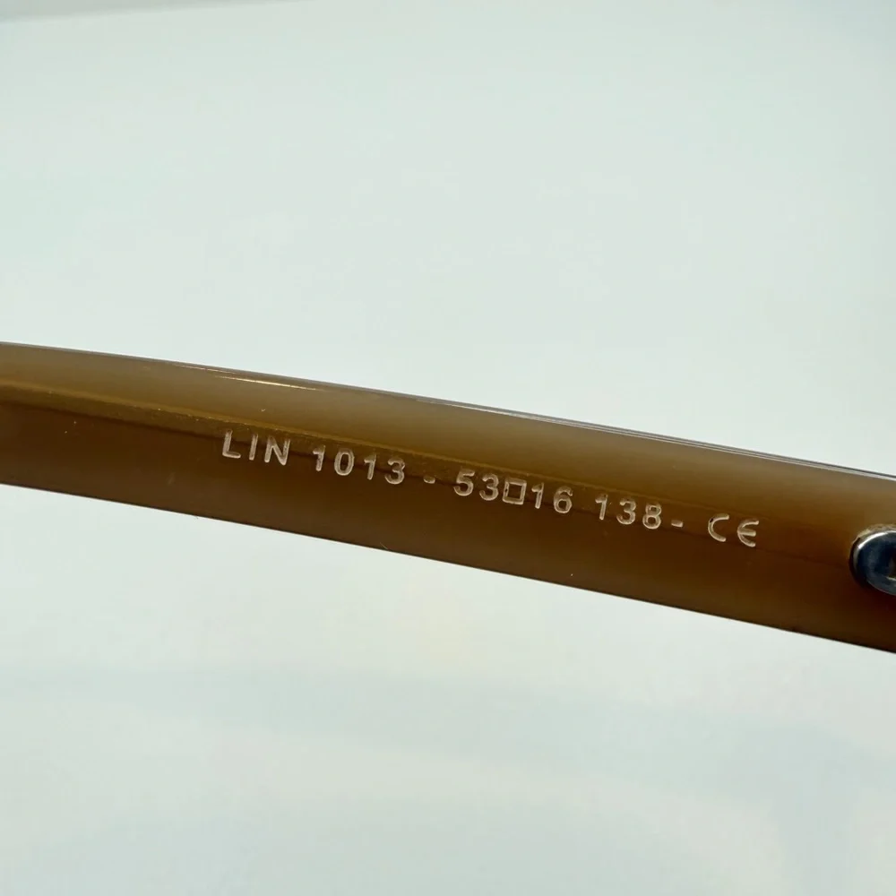 Jean Lafont Paris Red Brown‎ LIN 1013 53•16•138 Rectangle Eyeglasses FRAMES ONLY